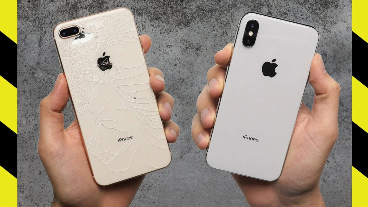 iPhone X vs iPhone 8 Plus valtest: wie is het meest duurzaam?