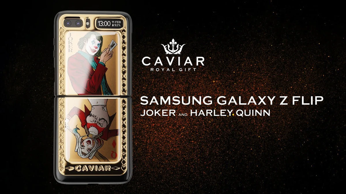 Dit ultra-luxe Samsung Galaxy Z Flip-hoesje met Joker & Harley Quinn is al verkrijgbaar