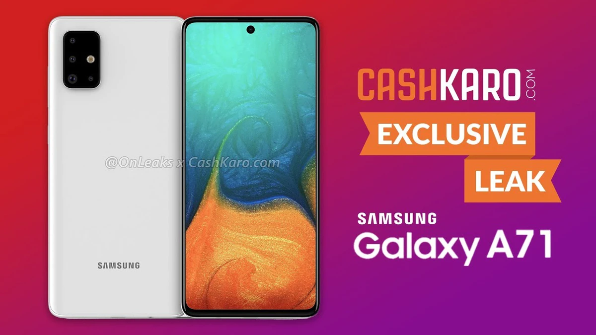 Exclusieve primeur: Samsung Galaxy A71 specificaties en 360°-beelden onthuld