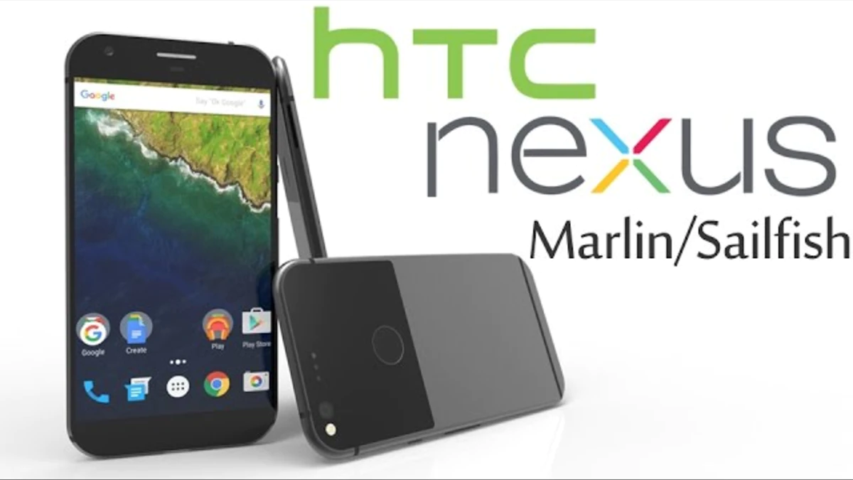 Eerste 3D-rendering van de HTC Nexus Marlin en Sailfish onthuld