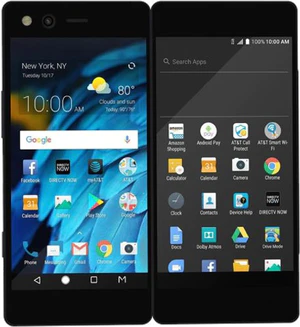 ZTE Axon M zwart voorkant geopend ed