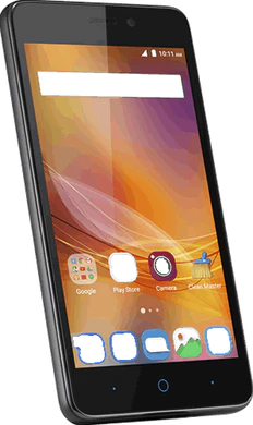 ZTE Blade A452 svart foran venstre side