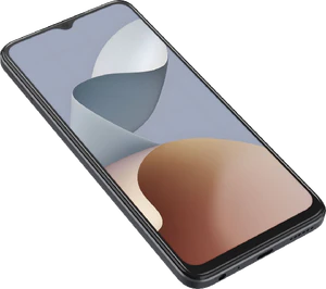 ZTE Blade A54 harmaa etupuolella vasen puoli pohja