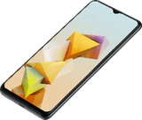 ZTE Blade A73 5G grigio copertina frontale lato destro in basso aslant