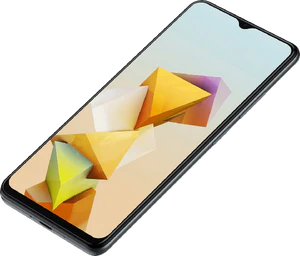 ZTE Blade A73 5G grigio copertina frontale lato destro in basso aslant