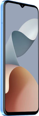 ZTE Blade A73 blå front vänster sida