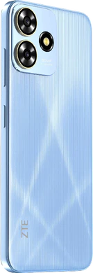 ZTE Blade A73 blå tillbaka höger sida