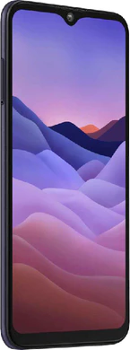 ZTE Blade A7s 2020 zwart voorkant linkerzijkant