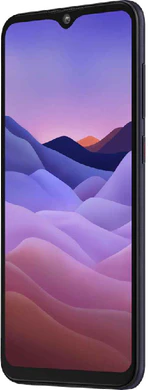 ZTE Blade A7s 2020 zwart voorkant rechterzijkant