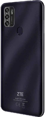 ZTE Blade A7s 2020 zwart achterkant linkerzijkant