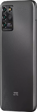 ZTE Blade V30 Vita grå bakside venstre side