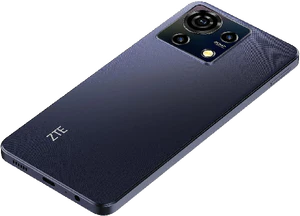 ZTE Blade V50 Vita noir retour côté gauche en bas aslant