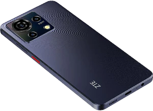 ZTE Blade V50 Vita noir retour à droite en bas aslant