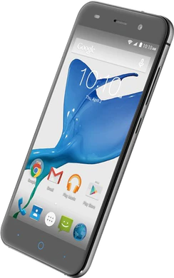 ZTE Blade V6 noir couverture à droite aslant