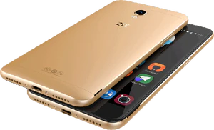 ZTE Blade V7 kulta yleiskatsaus etupuolella takapuoli