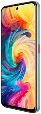 ZTE Blade V70 bleu couverture à droite