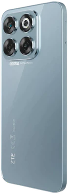 ZTE Blade V70 bleu retour côté gauche