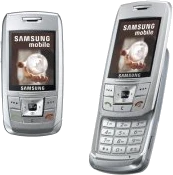 Samsung E250 Silver Editon